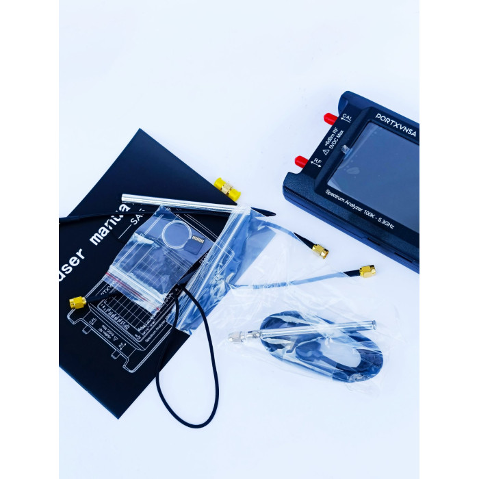 PORTXVNSA SA5/2в1 аналізатор спектра і генератор сигналів / 100 кГц до 5,3 ГГц / 5000mAh батарея