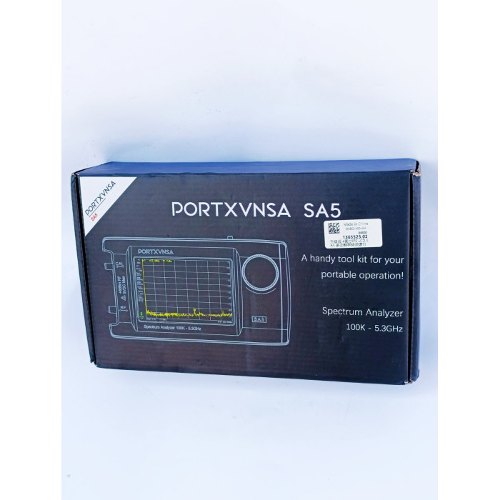 PORTXVNSA SA5/2в1 аналізатор спектра і генератор сигналів / 100 кГц до 5,3 ГГц / 5000mAh батарея