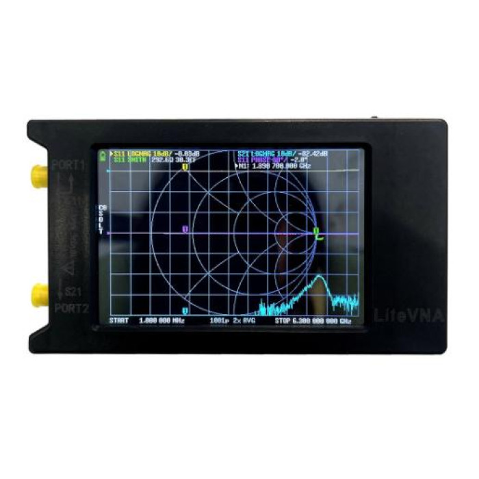 Новейший анализатор спектра NanoVNA LiteVNA 50 кГц-6,3 ГГц, векторный сетевой анализатор, антенный анализатор, поддержка хранения данных, LiteVNA 64
