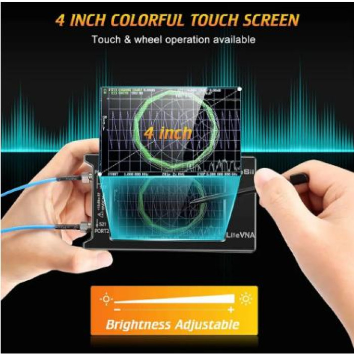 Новейший анализатор спектра NanoVNA LiteVNA 50 кГц-6,3 ГГц, векторный сетевой анализатор, антенный анализатор, поддержка хранения данных, LiteVNA 64