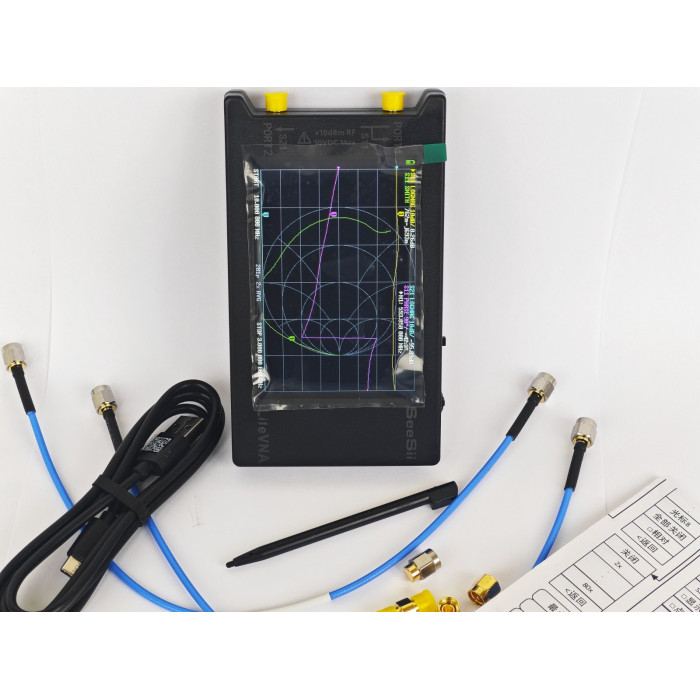 Новейший анализатор спектра NanoVNA LiteVNA 50 кГц-6,3 ГГц, векторный сетевой анализатор, антенный анализатор, поддержка хранения данных, LiteVNA 64
