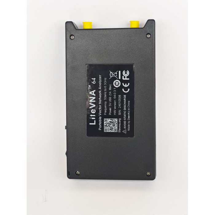 Новейший анализатор спектра NanoVNA LiteVNA 50 кГц-6,3 ГГц, векторный сетевой анализатор, антенный анализатор, поддержка хранения данных, LiteVNA 64