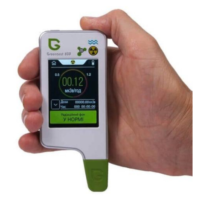 Екотестер Greentest ECO 6T - Дозиметр, нітрат-тестер та вимірювач жорсткості води в одному приладі