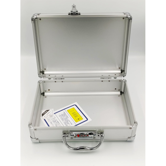 Металопластиковий кейс для обладнання з кодовим замком і поролоновим наповнювачем 29*20,5*10 см