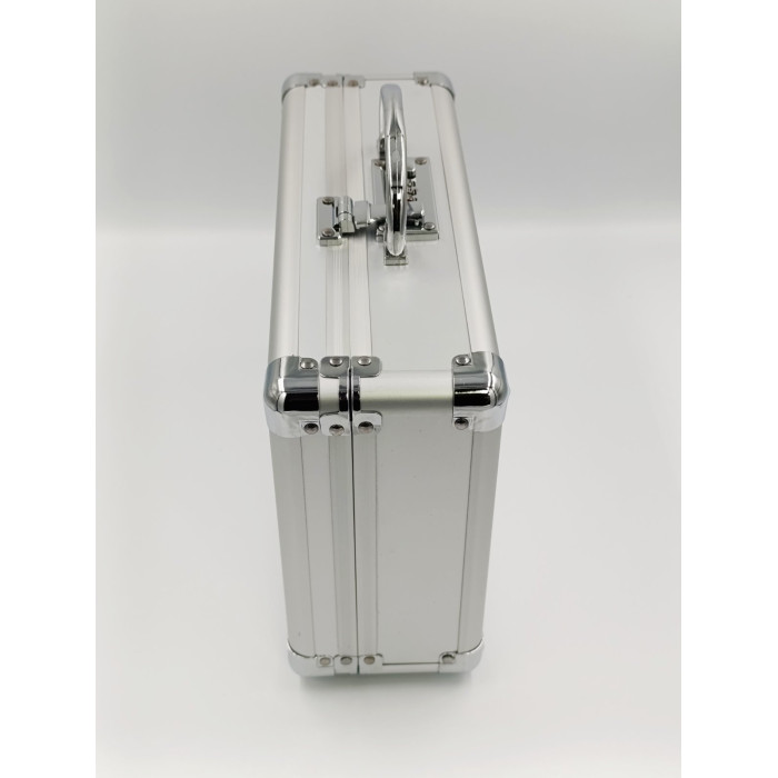 Металопластиковий кейс для обладнання з кодовим замком і поролоновим наповнювачем 29*20,5*10 см