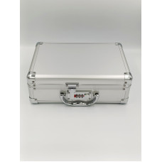 Металопластиковий кейс для обладнання з кодовим замком і поролоновим наповнювачем 29*20,5*10 см