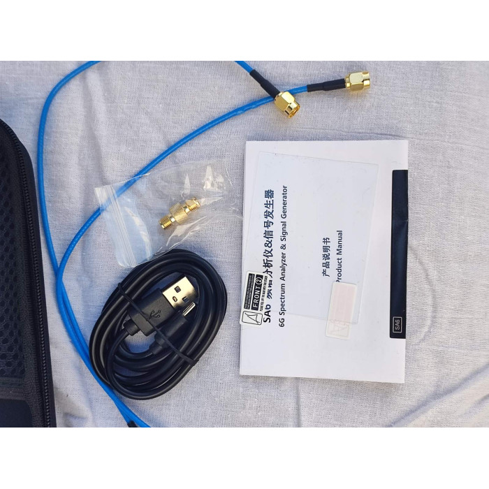 Аналізатор спектра SA6 (35 МГц до 6.2 ГГц) без адаптерів SMA-BNC SMA-UHF