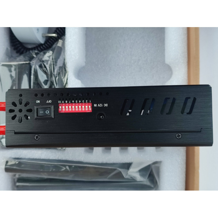 Потужна портативна глушилка 10 Антен GSM,GPS 4G, 3G, 5.8G, DCS, Wi-Fi, GPS L1/L2/L3/L4/L5 "Хижак про10"