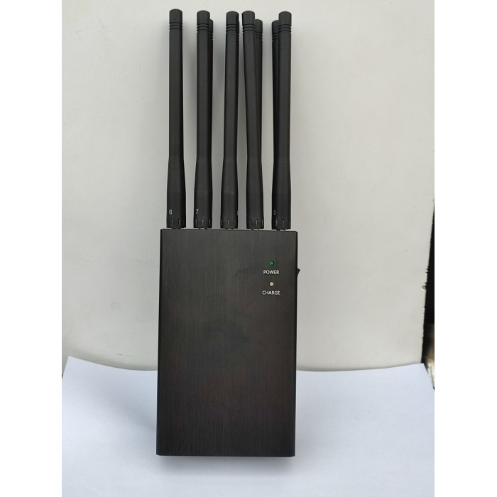 Потужна портативна глушилка 10 Антен GSM,GPS 4G, 3G, 5.8G, DCS, Wi-Fi, GPS L1/L2/L3/L4/L5 "Хижак про10"