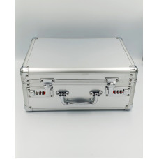 Металопластиковий кейс для обладнання з кодовими замками та поролоновим наповнювачем 32*25*14,5см