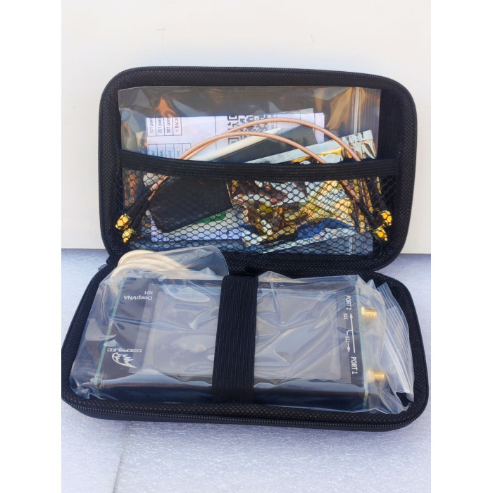 DeepVNA-101 4,3-дюймовий антенний аналізатор 10kГц-1,5 ГГц КСВ-метр VHF UHF мережевий аналізатор HW3.2 IPS LCD + металевий корпус NanoVNA-F