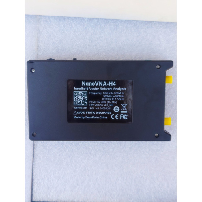 Новий оновлений 4-дюймовий векторний мережевий аналізатор NanoVNA-H4 10kГц-1.5GHz HF VHF UHF антенний аналізатор версії 4.3 зі слотом для SD-карти