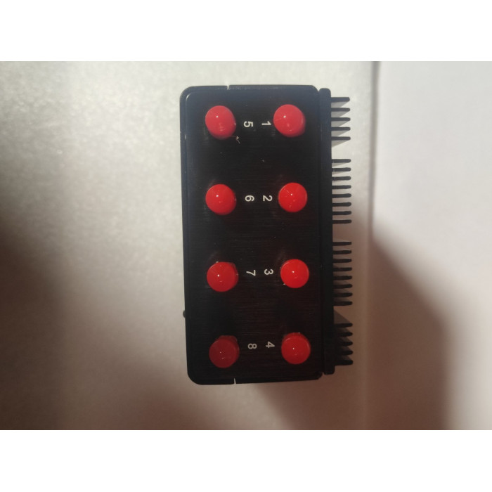 Портативна глушилка мобільного зв'язку та інтернету 4 Вт / GSM, DCS, 2G, 3G, 4G, GPS, ГЛОНАСС, WIFI, Bluetooth / 8 каналів з акумулятором