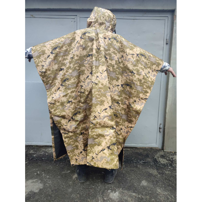 Пончо, водонепроникний, будівельна тканина