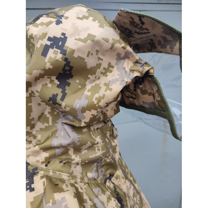 Пончо, водонепроникний, будівельна тканина