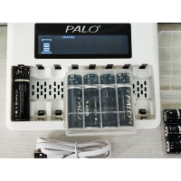 Зарядное устройство PALO для фотоловушек + 8 АКБ