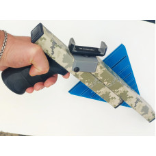 Тримач для детектора дронів. Широкосмугова спрямована логоперіодична антена 800 МГц - 6 ГГц