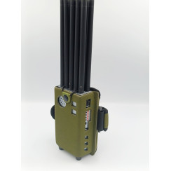 Vodasafe P10 (10Вт) ефективно блокує CDMA, GSM, 3G, 4G LTE, 5G, GPS, Wi-Fi, Bluetooth.