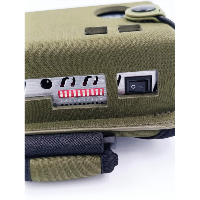 Vodasafe P10 (10Вт) ефективно блокує CDMA, GSM, 3G, 4G LTE, 5G, GPS, Wi-Fi, Bluetooth.