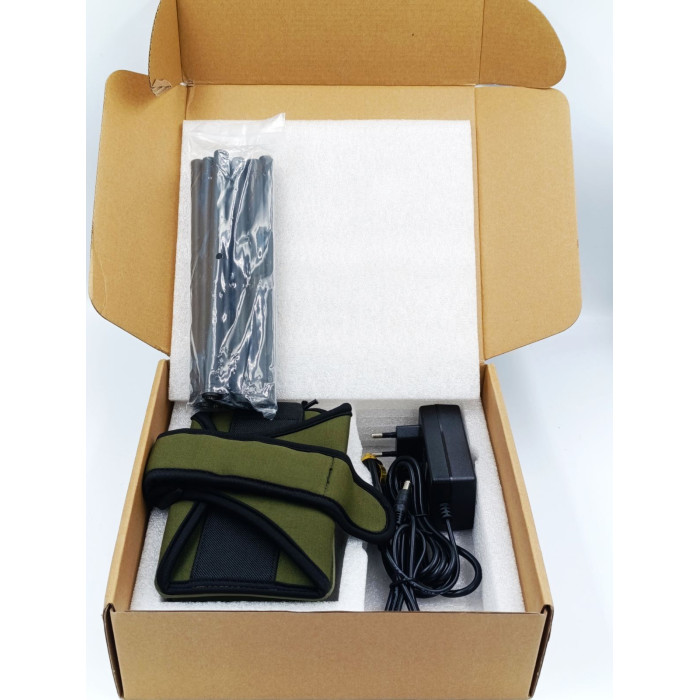 Vodasafe P10 (10Вт) ефективно блокує CDMA, GSM, 3G, 4G LTE, 5G, GPS, Wi-Fi, Bluetooth.