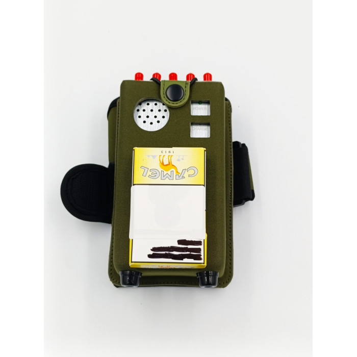 Vodasafe P10 (10Вт) ефективно блокує CDMA, GSM, 3G, 4G LTE, 5G, GPS, Wi-Fi, Bluetooth.