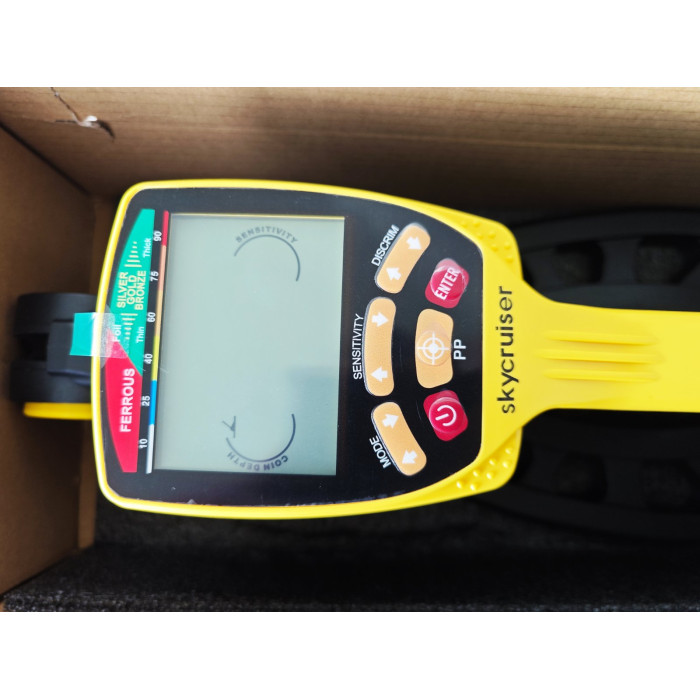 TX-650 Складаний металошукач. Професійний металошукач золота з РК-дисплеєм з підсвічуванням. Висока точність. Водонепроникна котушка