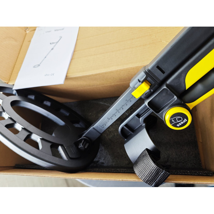 TX-650 Складаний металошукач. Професійний металошукач золота з РК-дисплеєм з підсвічуванням. Висока точність. Водонепроникна котушка