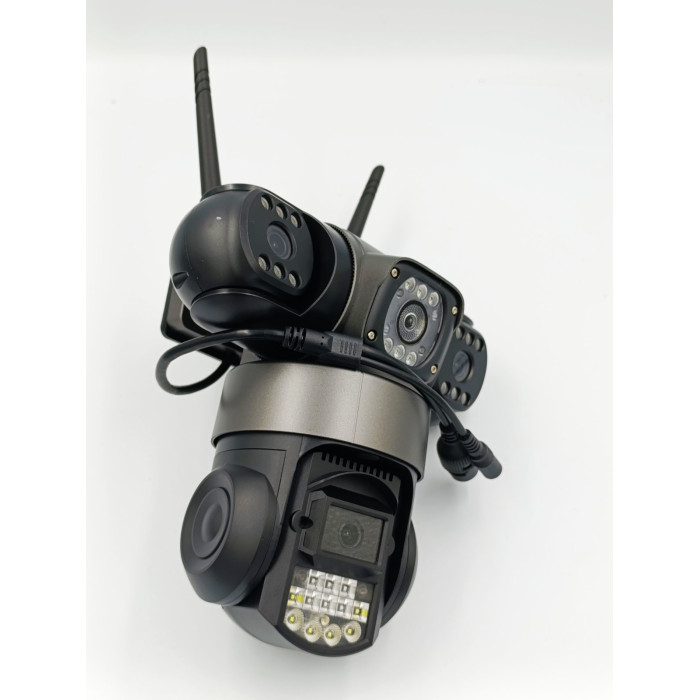 V380 Pro WiFi IP Camera Outdoor 12MP 6K cовременная система безопасности с тройными объективами и тройным экраном