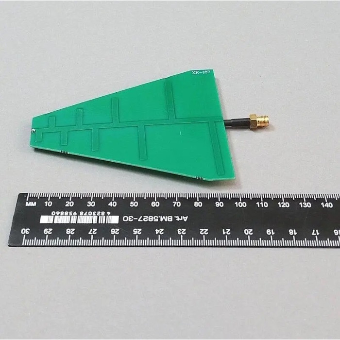 Надширокосмугова антена UWB антена 15 Вт 1,35-9,5 ГГц логоперіодична антена 5-6 дБ