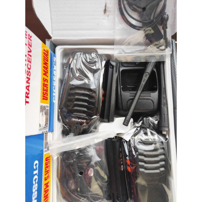 Портативна рація Baofeng BF-888S з гарнітурою