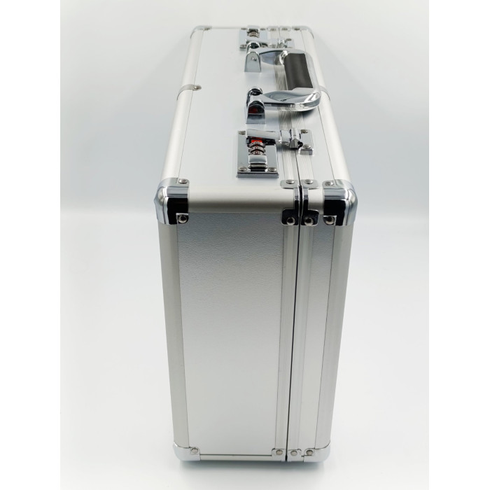 Металопластиковий кейс з кодовими замками та поролоновим наповнювачем / 40*28*14 см