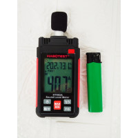 HABOTEST HT602 Шумомір Цифровий Ручний Вимірювач DB Sonometros Шумомір Звуковий Рівня 30-130 дБ Децибел Міні Шумомір