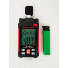 HABOTEST HT602 Шумомір Цифровий Ручний Вимірювач DB Sonometros Шумомір Звуковий Рівня 30-130 дБ Децибел Міні Шумомір