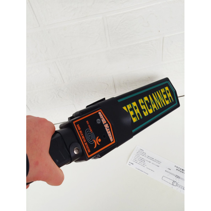 Ручний металодетектор SUPER SCANNER MD-30003B1 для охорони