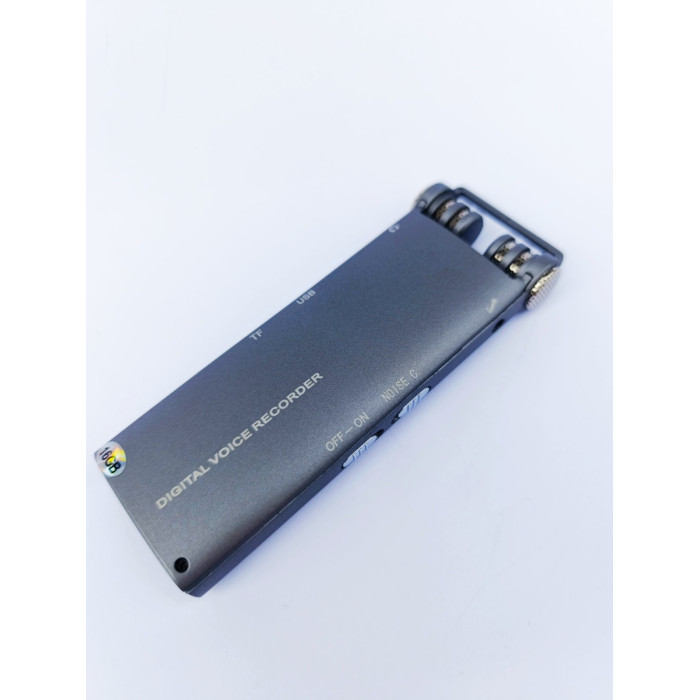 Професійний цифровий диктофон із записом голосу, USB, не зупинка, 100 годин, ПК, 1536 кбіт/с, зовнішній мікрофон, 16 ГБ REDU 2025