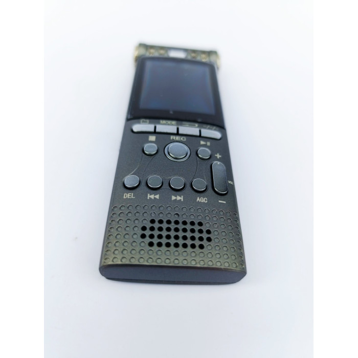 Професійний цифровий диктофон із записом голосу, USB, не зупинка, 100 годин, ПК, 1536 кбіт/с, зовнішній мікрофон, 16 ГБ REDU 2025