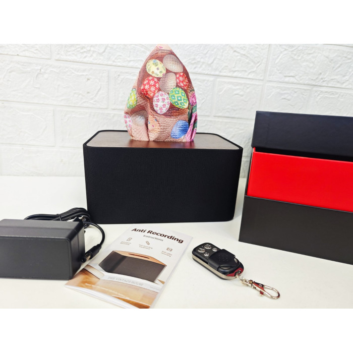 Ультразвуковий пригнічувач диктофонів у вигляді серветниці з пультом керування. Новинка 2025