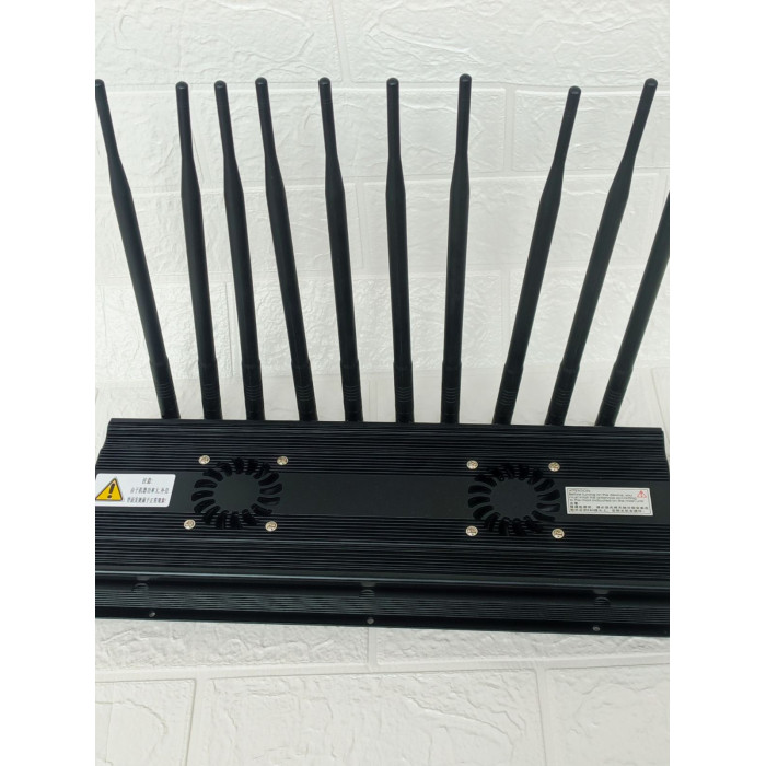 Стаціонарна глушилка (CDMA/GSM/DCS/PHS/3G/4G/5G/5,8G/2,4G/WIFI/VHF/UHF/GPS/Beidou) 10 антен 20 Вт