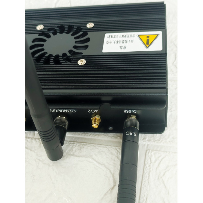 Стаціонарна глушилка (CDMA/GSM/DCS/PHS/3G/4G/5G/5,8G/2,4G/WIFI/VHF/UHF/GPS/Beidou) 10 антен 20 Вт