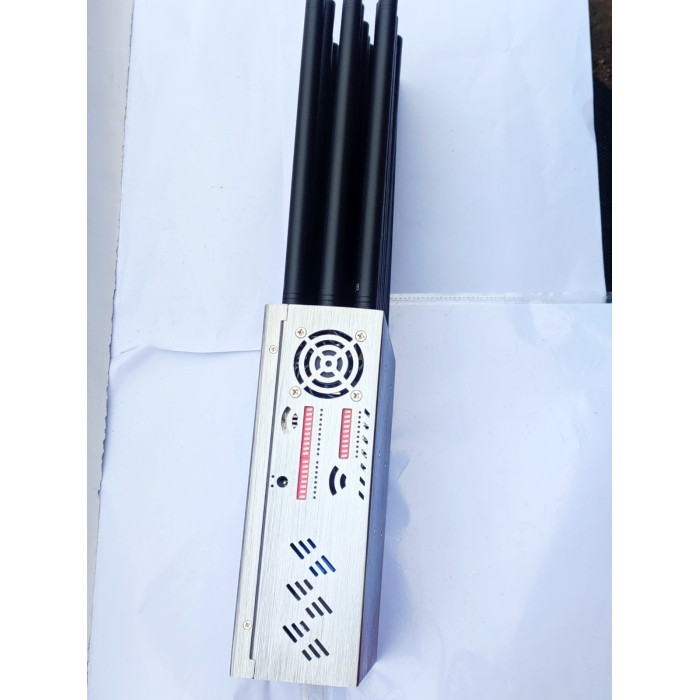 Потужна переносна глушилка сигналів мобільного зв'язку для офісу, в автомобіль «PREDATOR-28» (2G/3G/4G/5G/GSM/DCS/GPS L1-L5/RC 315, 433-434, 868/WI-Fi 2.4G 5.2G 5.8G/PCS/UFH/CDMA/VHF/LOJACK) 28 Вт