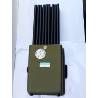 Потужна переносна глушилка сигналів мобільного зв'язку для офісу, в автомобіль «PREDATOR-28» (2G/3G/4G/5G/GSM/DCS/GPS L1-L5/RC 315, 433-434, 868/WI-Fi 2.4G 5.2G 5.8G/PCS/UFH/CDMA/VHF/LOJACK) 28 Вт
