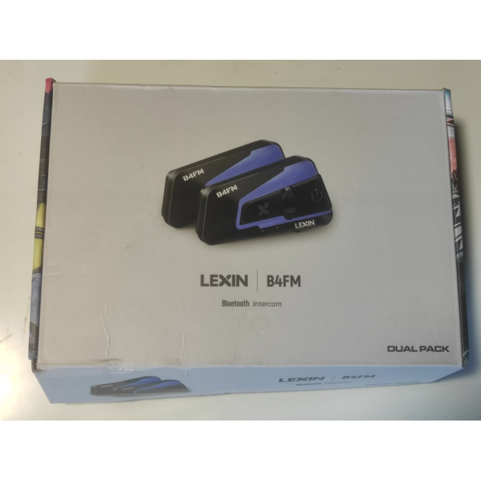 Lexin B4FM-X Bluetooth-гарнитура для мотоциклетного шлема, BT 5.0, беспроводная связь, переговорное устройство, обмен музыкой, 10 гонщиков