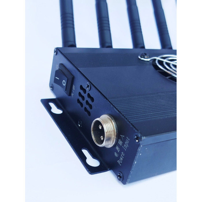 Глушилка сигналів (gsm/3G/4G/Wi-Fi/GPS/Bluetooth) 8-канальна (настільна) R.E.S.T. 2025