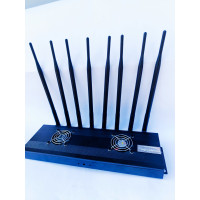 Глушилка сигналів (gsm/3G/4G/Wi-Fi/GPS/Bluetooth) 8-канальна (настільна) R.E.S.T. 2025