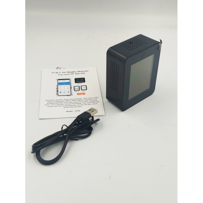 13-в-1 детектор якості повітря 2CO8 з підтримкою Tuya Smart WiFi APP