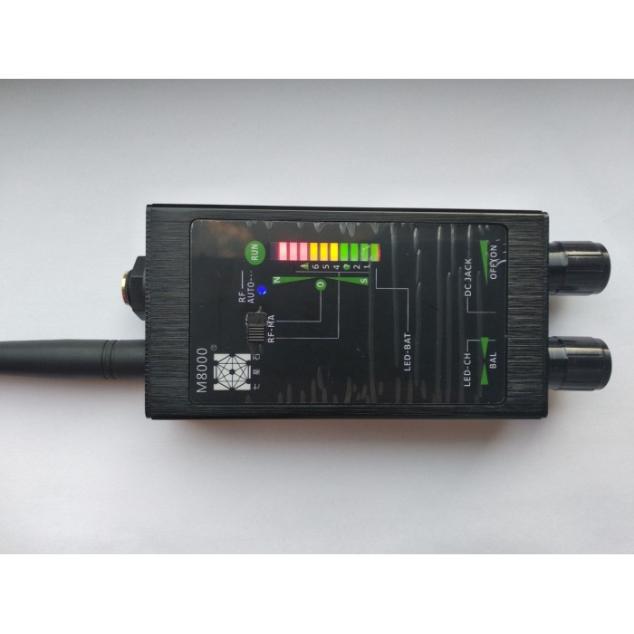 M8000 — детектор жучков, GPS трекеров и скрытых видеокамер