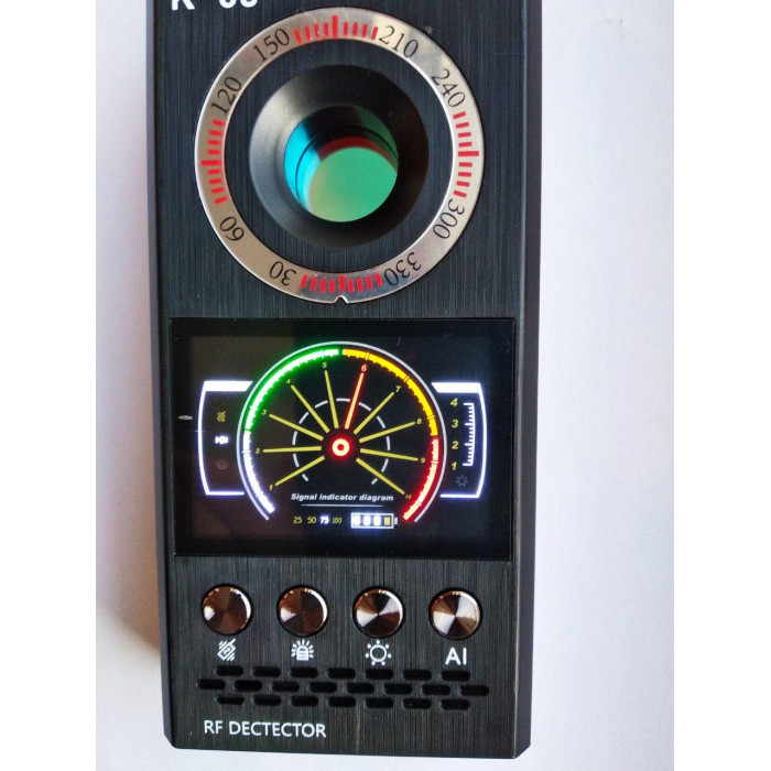 Детектор жучков GPS трекеров и скрытых видеокамер К68 (3 в 1!)