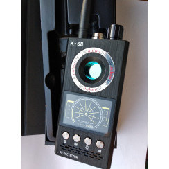 Детектор жучков GPS трекеров и скрытых видеокамер К68 (3 в 1!)