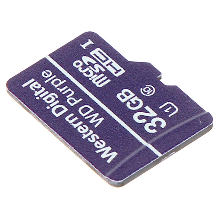 Карта пам'яті для фотопасток WD 32 GB microSDHC UHS-I/Western Digital PURPLE