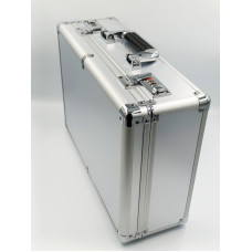 Металопластиковий кейс 450×330×140мм | два кодові замки | поролоновий наповнювач